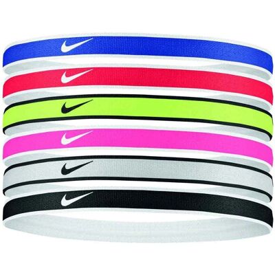 Bandeaux Nike Swoosh pour Femmes - Pack de 6 - Bandeaux Bandeaux Nike Swoosh pour Femmes - Pack de 6 - Bandeaux