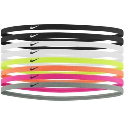 Pack de 8 bandeaux fins Nike (9318) lime ice/noir Pack de 8 bandeaux fins Nike (9318) lime ice/noir
