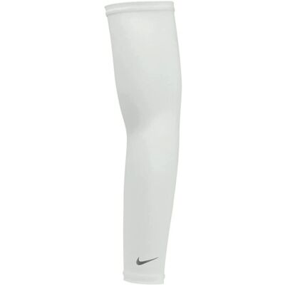 Manches Légères Nike Blancs/Argent - Manches - Publicité Manches Légères Nike Blancs/Argent - Manches - Publicité