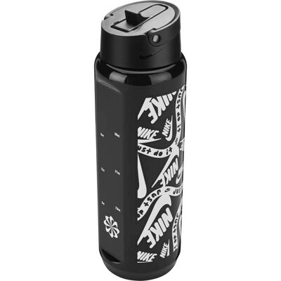 Nike TR Renew Recharge Graphic Trinkflasche - Schwarz Nike TR Renew Recharge Graphic Trinkflasche - Schwarz