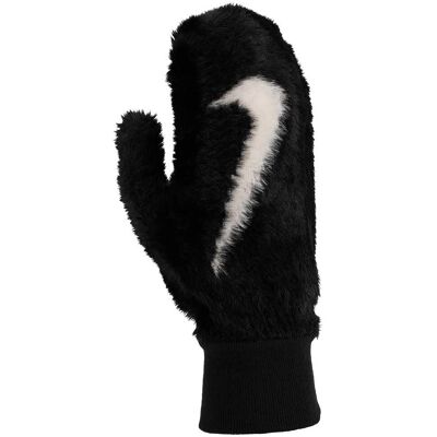 Manopole in maglia peluche Nike - Nero/Bianco - M/L Manopole in maglia peluche Nike - Nero/Bianco - M/L