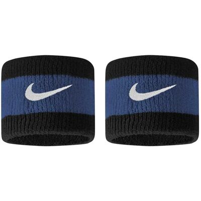 Opaska Nike Swoosh Czarny Niebieski - Opaska Opaska Nike Swoosh Czarny Niebieski - Opaska