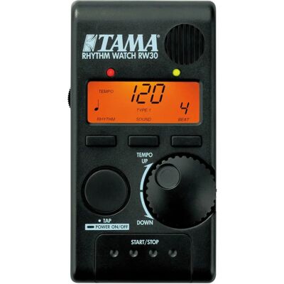 TAMA RW30 Digitale Metronoom - LCD Scherm, 35-250 bpm, Tap, Koptelefoonaansluiting TAMA RW30 Digitale Metronoom - LCD Scherm, 35-250 bpm, Tap, Koptelefoonaansluiting