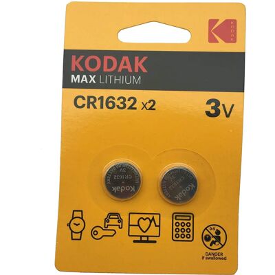 Batería recargable Kodak CR1632 - Batería Batería recargable Kodak CR1632 - Batería