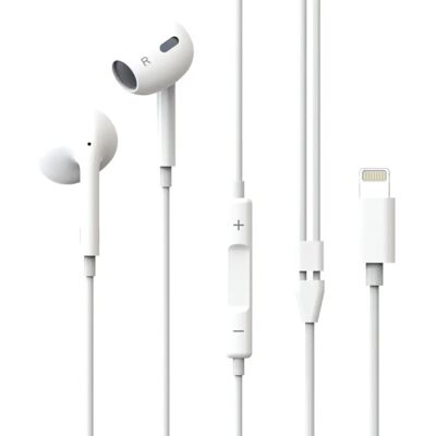 Kodak Kopfhörer Lightning - Kabel, Mikrofon, Musiksteuerung - Weiß Kodak Kopfhörer Lightning - Kabel, Mikrofon, Musiksteuerung - Weiß