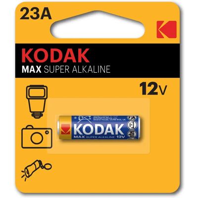 Pile Alcaline Kodak Modèle 23A - Batterie - Publicité Pile Alcaline Kodak Modèle 23A - Batterie - Publicité