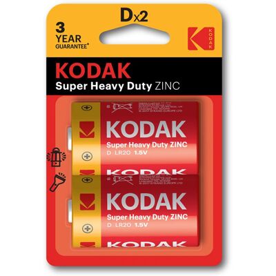Batería de Zinc Chloride Kodak LR20 - Batería Batería de Zinc Chloride Kodak LR20 - Batería