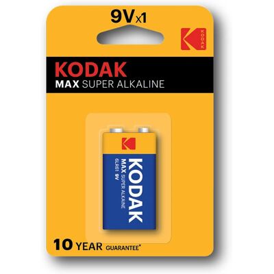 Batería Alcalina Kodak 9V - Batería Batería Alcalina Kodak 9V - Batería