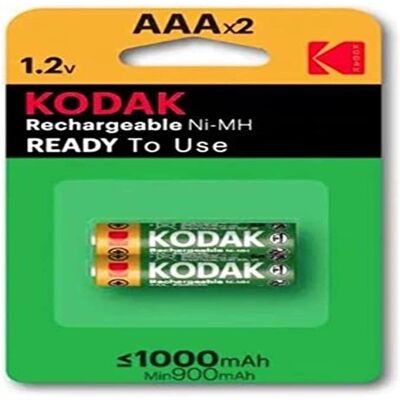 Batería recargable AA Kodak 30954021 1000mAh - Batería Batería recargable AA Kodak 30954021 1000mAh - Batería