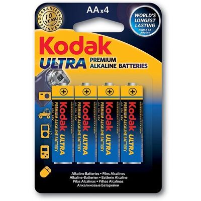 Batería alcalina Kodak Ultra Premium AA - Baterías Batería alcalina Kodak Ultra Premium AA - Baterías
