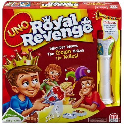 Mattel UNO Royal Revenge - Jeu de Cartes - Publicité Mattel UNO Royal Revenge - Jeu de Cartes - Publicité