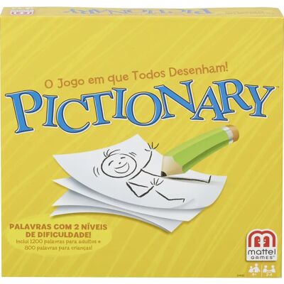 Jogo de Mesa Pictionary da Mattel - Jogo familiar Jogo de Mesa Pictionary da Mattel - Jogo familiar