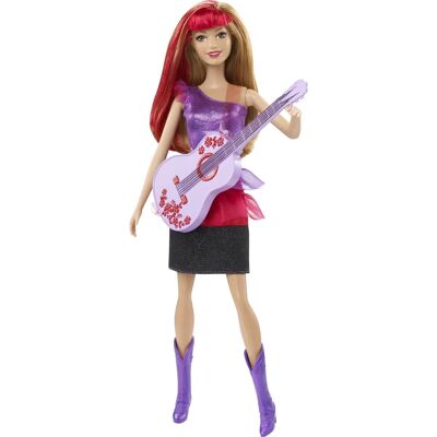 Lalka Mattel CKB60CKB63 - Gwiazda Rocka, Fioletowa Sukienka, Gitara Lalka Mattel CKB60CKB63 - Gwiazda Rocka, Fioletowa Sukienka, Gitara