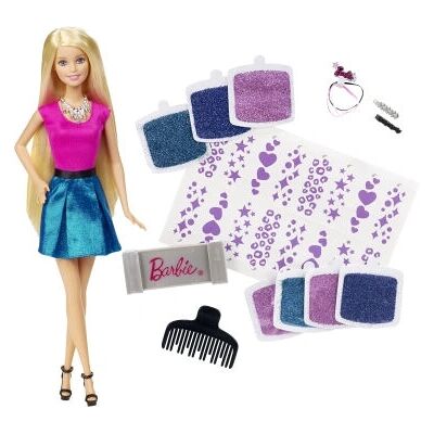 Mattel Barbie Cheveux Pailletés - Jouet pour Enfants - 32,5x24x6 cm - 5+ ans - Publicité Mattel Barbie Cheveux Pailletés - Jouet pour Enfants - 32,5x24x6 cm - 5+ ans - Publicité