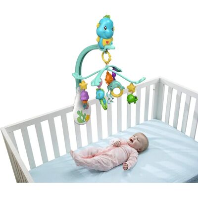 Fisher-Price Soothe and Play Seahorse Mobile - Baby Cot Mobile with Music and Sounds Fisher-Price Soothe and Play Seahorse Mobile - Baby Cot Mobile with Music and Sounds