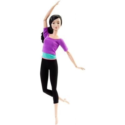 Poupée Barbie Made To Move - Haut Violet - Publicité Poupée Barbie Made To Move - Haut Violet - Publicité