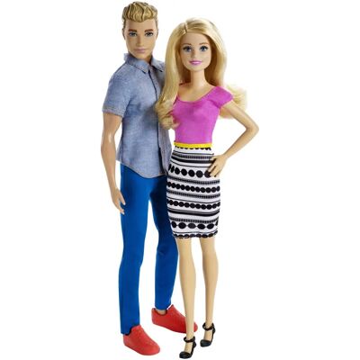 Barbie Fashionistas DLH76 Doll - Doll, Fashionable Outfits, 3+ Barbie Fashionistas DLH76 Doll - Doll, Fashionable Outfits, 3+