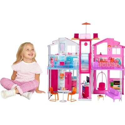 Barbie 3-verdiepingen Townhouse (DLY32) Barbie 3-verdiepingen Townhouse (DLY32)