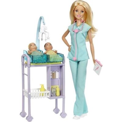 Mattel Barbie Baby Doctor Toy - Multi-Colour Mattel Barbie Baby Doctor Toy - Multi-Colour