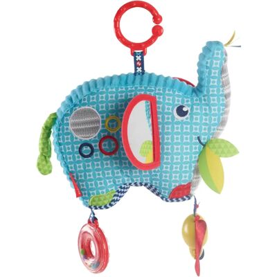 Fisher-Price FDC58 Jouet Éléphant - Sensoriel et Peluche - Publicité Fisher-Price FDC58 Jouet Éléphant - Sensoriel et Peluche - Publicité