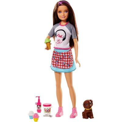 Lalka Barbie Skipper z lodowym stoiskiem - Zabawka Lalka Barbie Skipper z lodowym stoiskiem - Zabawka