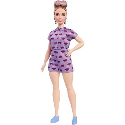 Barbie Pocałunek Lawendy - Curvy Lalka - Fashionistas Barbie Pocałunek Lawendy - Curvy Lalka - Fashionistas