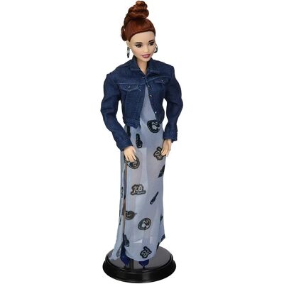 Poupée Barbie Marni Senofonte - Rouge, Bleu - Mode - Publicité Poupée Barbie Marni Senofonte - Rouge, Bleu - Mode - Publicité