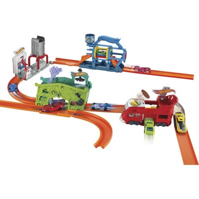 Hot Wheels FJN34 Rennbahn-Set - Spielzeugrennstrecke Hot Wheels FJN34 Rennbahn-Set - Spielzeugrennstrecke