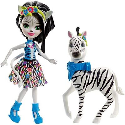 Poupée Enchantimals Grande Zelena de Mattel - Ami Animal - Publicité Poupée Enchantimals Grande Zelena de Mattel - Ami Animal - Publicité