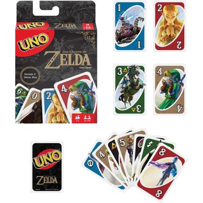 Jeu de cartes UNO The Legend of Zelda - Divertissement en famille - Publicité Jeu de cartes UNO The Legend of Zelda - Divertissement en famille - Publicité