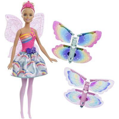 Lalka Barbie FRB08 Latająca Wróżka - Imaginacyjne Skrzydła Motyla - Seria Dreamtopia Lalka Barbie FRB08 Latająca Wróżka - Imaginacyjne Skrzydła Motyla - Seria Dreamtopia
