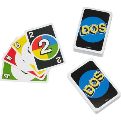 Mattel UNO DOS Klassisk Kortspil for Børn og Familie - Kortspil Mattel UNO DOS Klassisk Kortspil for Børn og Familie - Kortspil