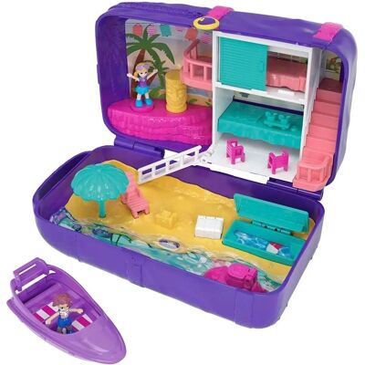 Polly Pocket Sac À Dos Vibes Plage - Set de Jeu Polly Pocket Sac À Dos Vibes Plage - Set de Jeu