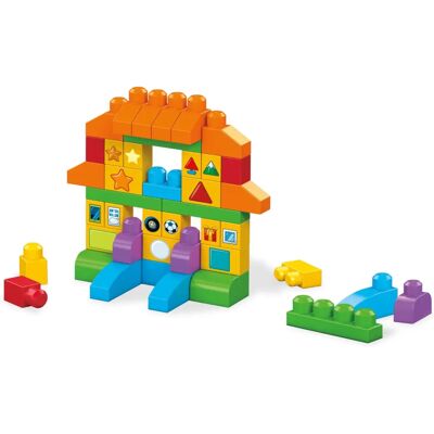 Mega Bloks Pierwsi Budowniczowie - 150 Dużych Klocków - Zabawka Edukacyjna 1-5 Lat Mega Bloks Pierwsi Budowniczowie - 150 Dużych Klocków - Zabawka Edukacyjna 1-5 Lat