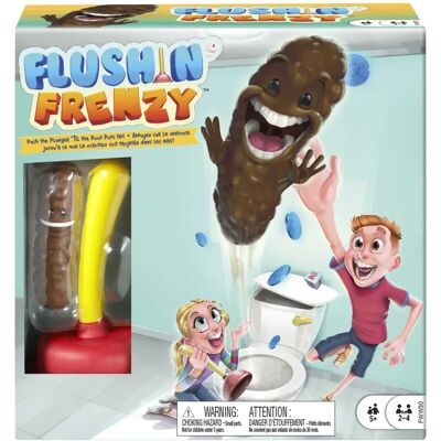 Gioco da Tavolo Flushin Frenzy Mattel - Unisex, 2-4 Giocatori, Plastica Gioco da Tavolo Flushin Frenzy Mattel - Unisex, 2-4 Giocatori, Plastica