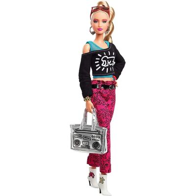 Poupée Barbie Keith Haring de Mattel - Collection Signature - Blonde - Publicité Poupée Barbie Keith Haring de Mattel - Collection Signature - Blonde - Publicité