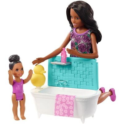 Mattel Barbie Babysitter - Ensemble de jeu - Publicité Mattel Barbie Babysitter - Ensemble de jeu - Publicité