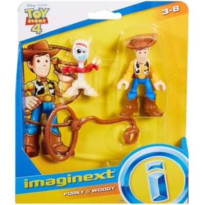 Toy Story 4 Disney Pixar Woody & Forky 2 Pack - Figurines - Publicité Toy Story 4 Disney Pixar Woody & Forky 2 Pack - Figurines - Publicité
