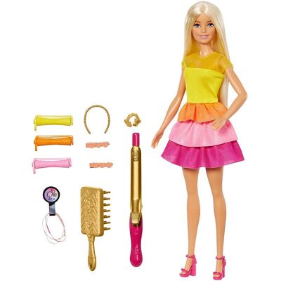 Barbie - Ultimate Curls Docka och Lekset - Docka och Tillbehör Barbie - Ultimate Curls Docka och Lekset - Docka och Tillbehör