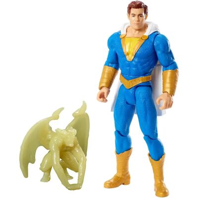 Figurine d'action Shazam Mattel - 15cm - DC Comics - Publicité Figurine d'action Shazam Mattel - 15cm - DC Comics - Publicité