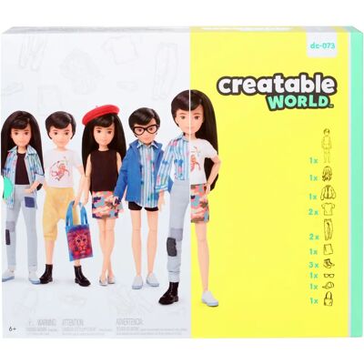 Mattel Creatable World Personnage Deluxe - Poupée - Publicité Mattel Creatable World Personnage Deluxe - Poupée - Publicité