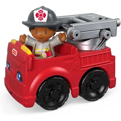 Caminhão de Bombeiros Little People - Veículo de Brinquedo para Crianças Caminhão de Bombeiros Little People - Veículo de Brinquedo para Crianças