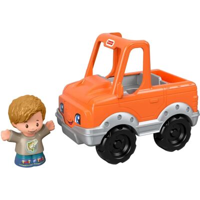 Fisher-Price Little People Pomarańczowy Pojazd - Zestaw Zabawek Fisher-Price Little People Pomarańczowy Pojazd - Zestaw Zabawek