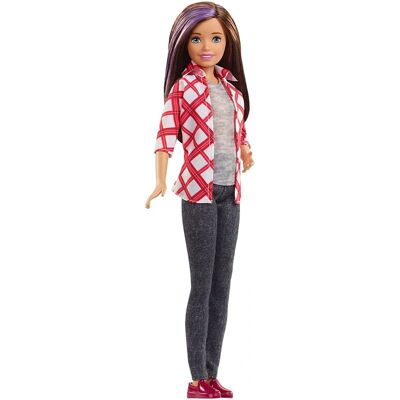 Poupée Barbie GHR62 - Brune avec chemise à carreaux - Publicité Poupée Barbie GHR62 - Brune avec chemise à carreaux - Publicité