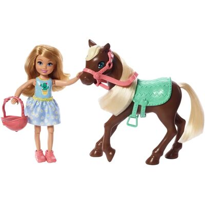 Barbie Club Chelsea - Lalka i Koń (GHV78) Barbie Club Chelsea - Lalka i Koń (GHV78)
