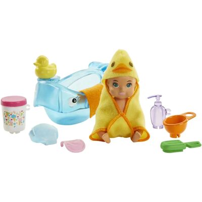 Barbie Skipper Babysitters Inc. Feeding and Bath-Time Playset (GHV84) Barbie Skipper Babysitters Inc. Feeding and Bath-Time Playset (GHV84)