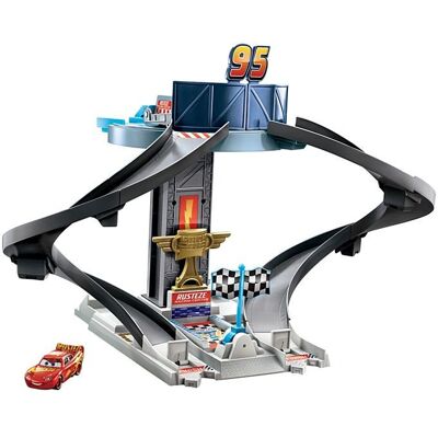 Disney Pixar Cars Rust-Eze Racing Tower Race Car Track Disney Pixar Cars Rust-Eze Racing Tower Race Car Track