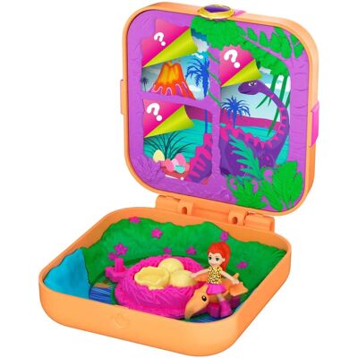 Polly Pocket GKV10 Hidden Hideouts Dino Discovery - Toy Playset Polly Pocket GKV10 Hidden Hideouts Dino Discovery - Toy Playset