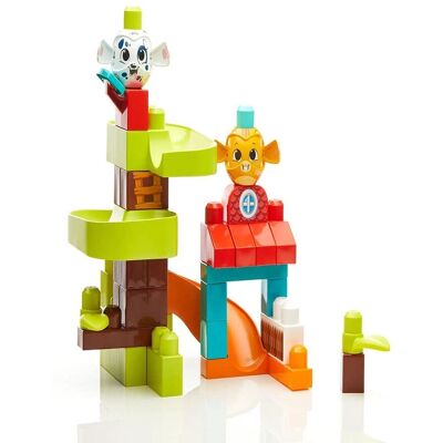 Mega Bloks First Builders Peek A Block Ensemble - Ensemble de jeu - Publicité Mega Bloks First Builders Peek A Block Ensemble - Ensemble de jeu - Publicité