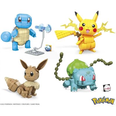 Mega Construx Pokémon Brinquedo de Construção - Bulbasaur, Charmander, Pikachu Mega Construx Pokémon Brinquedo de Construção - Bulbasaur, Charmander, Pikachu